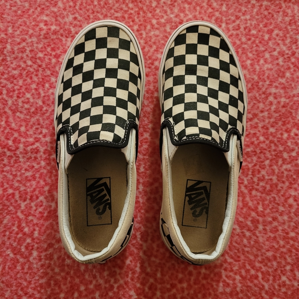 Unisex Checkered Vans - Picture 2 of 11